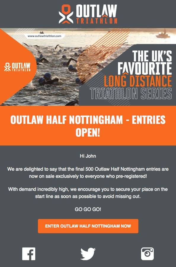 Outlaw Half Nottingham