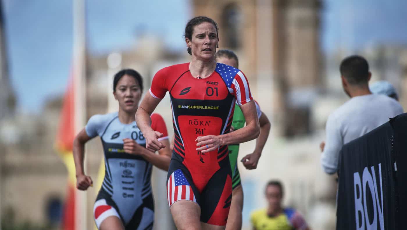 VALLETTA, MALTA - OCTOBER 20, 2019: in the Womens Equalizer Final during Super League Triathlon Malta on October 20, 2019 in Valletta, Malta. (Photo by Tom Shaw/Superleague Triathlon)