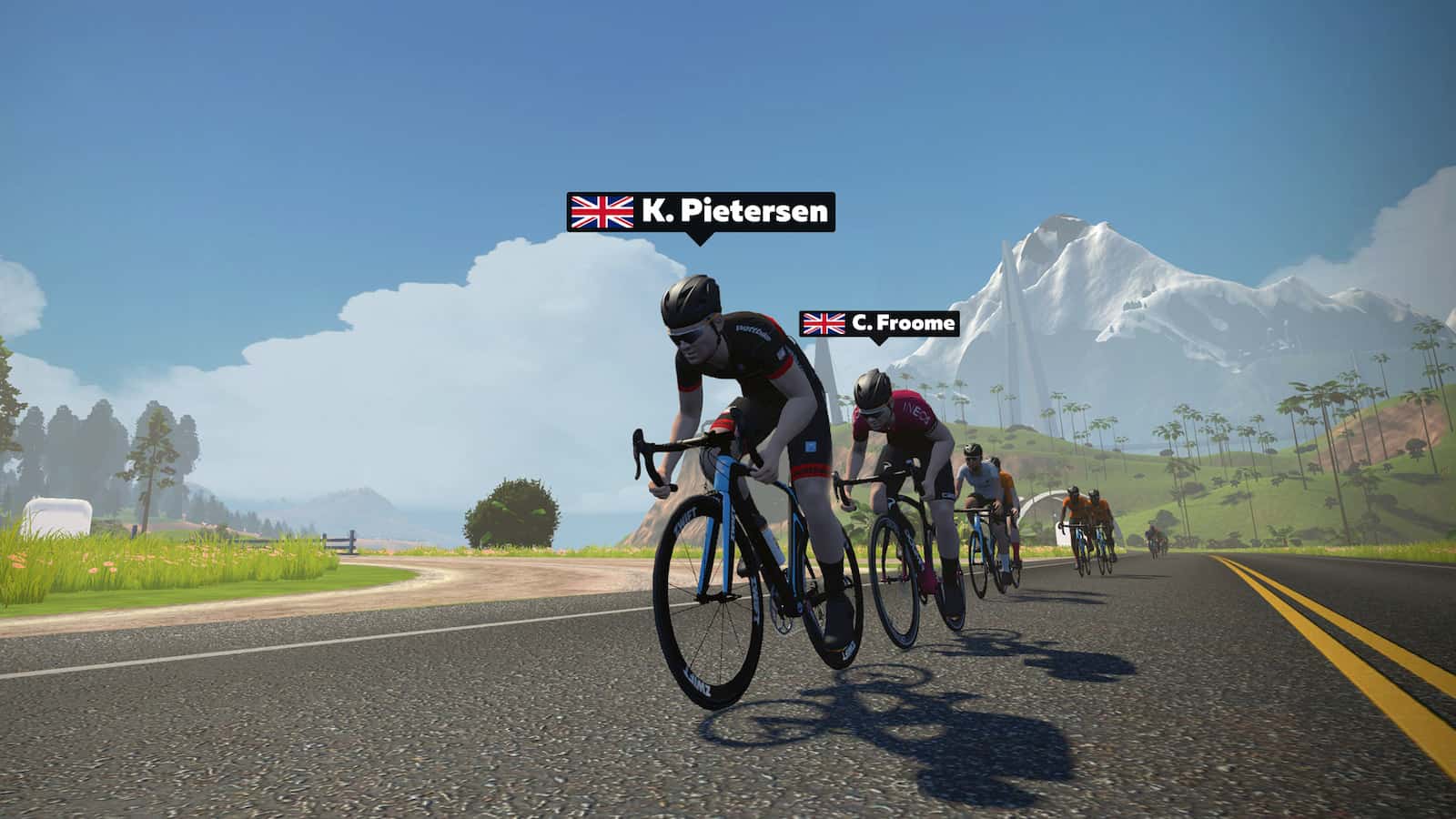 THE RACE: Zwift / Chris Froome / Kevin Pietersen