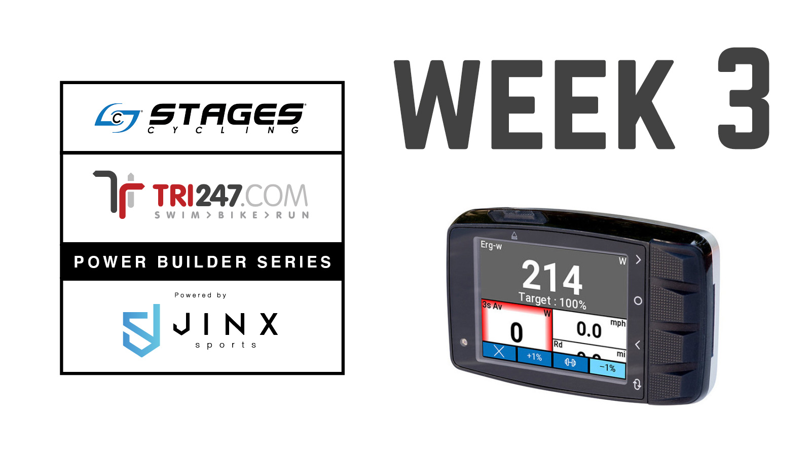 Stages Power Builder Series / Zwift / Week 3