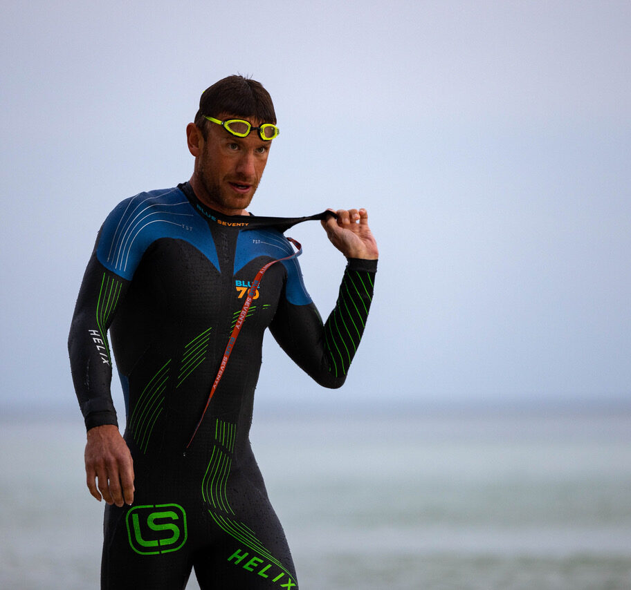 Lionel Sanders / Blue Seventy wetsuit
