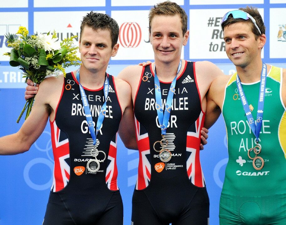 WTCS Leeds Alistair Brownlee Jonny Brownlee Aaron Royle