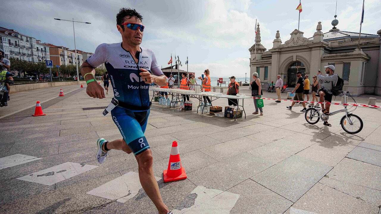 Javier Gomez at the Triathlon de Ciudad Santander