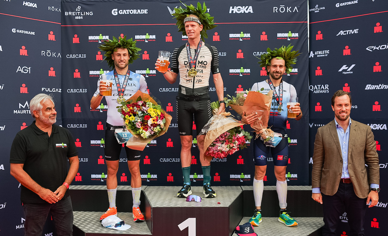 Pro Male podium IRONMAN Portugal Cascais 2023