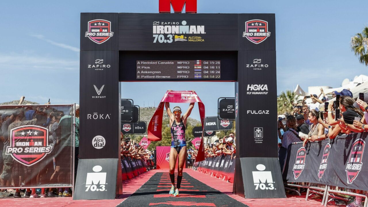 Emma Pallant-Browne finished the day with a remarkable run in Mallorca.