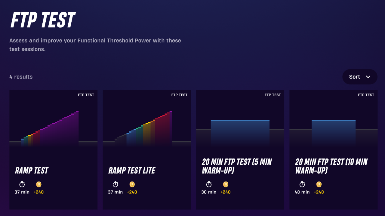 Rouvy FTP test