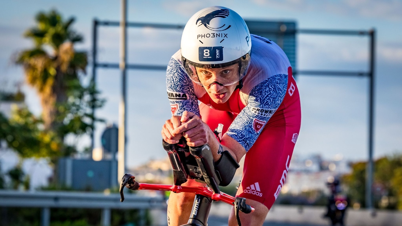 Alistair Brownlee bike T100 Ibiza 2024 photo credit PTO