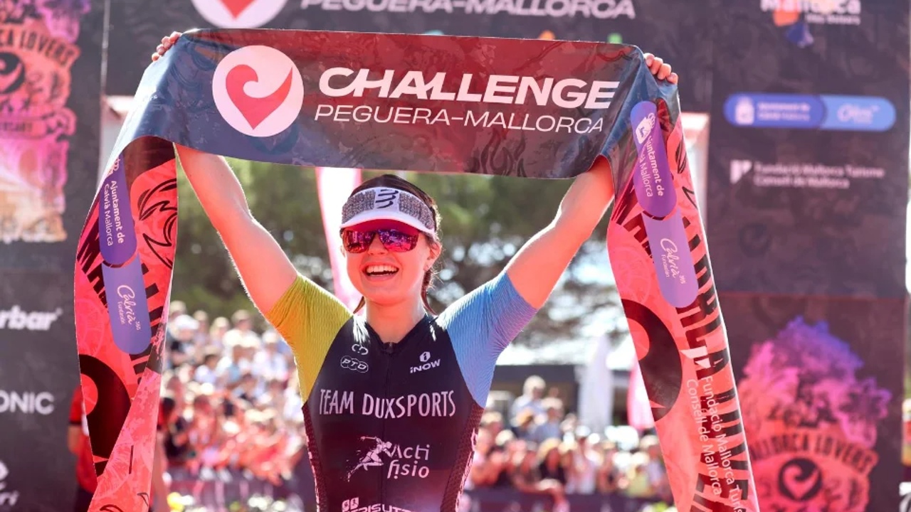 Alanis Siffert wins Challenge Mallorca 2024 photo credit Challenge Family