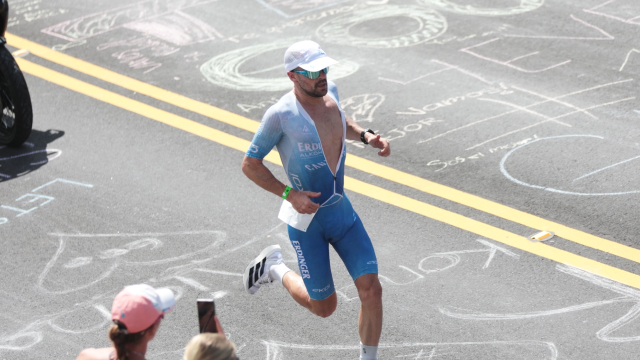 Patrick Lange IRONMAN World Championship 2024 Kona run photo credit Getty Images for IRONMAN
