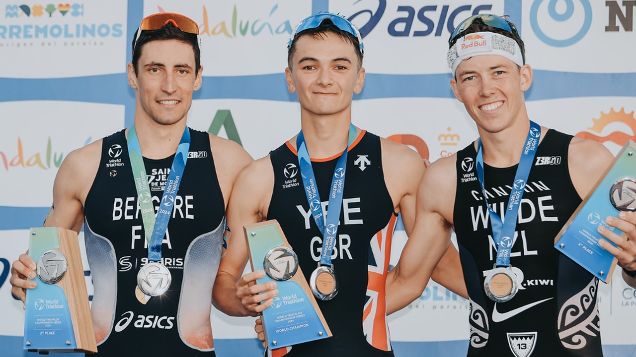 WTCS Grand Final 2024 World Title Podium Alex Yee Leo Bergere Hayden Wilde