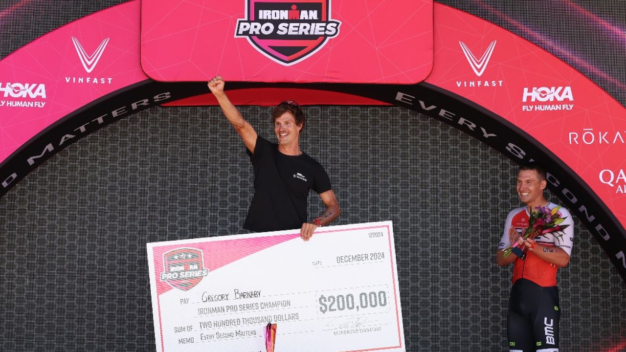 Gregory Barnaby IRONMAN Pro Series champion 2024