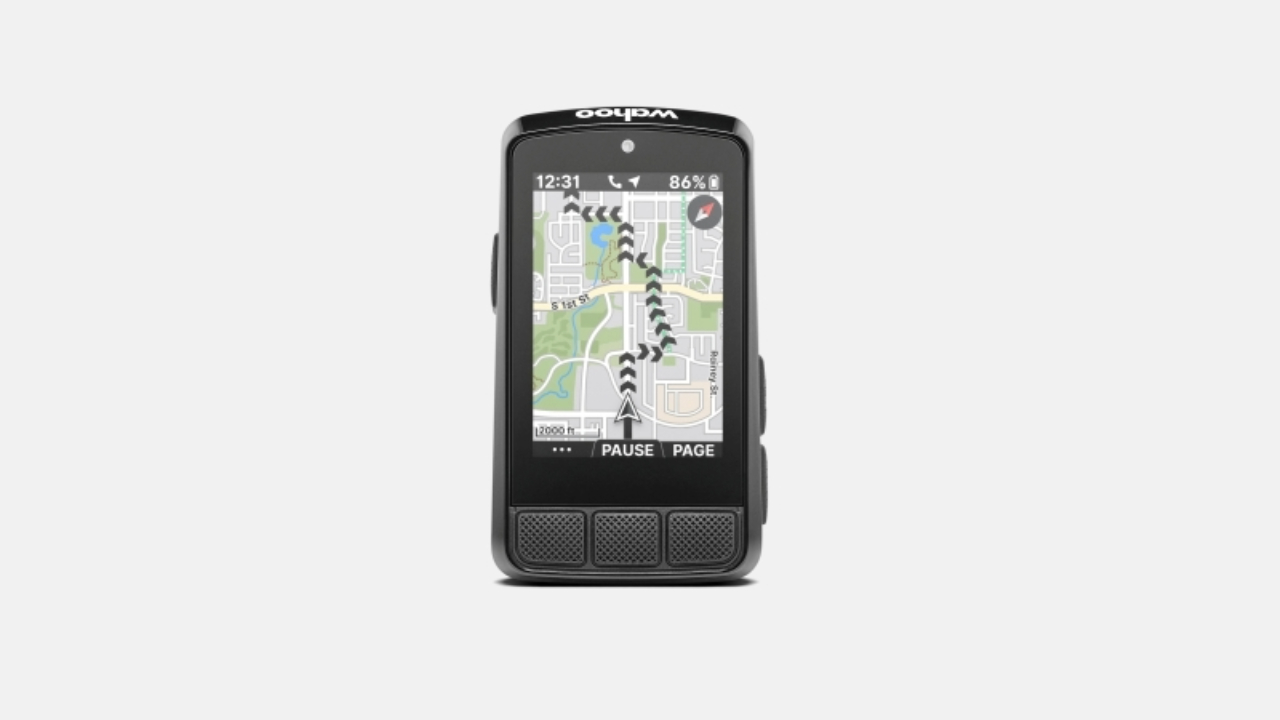 Wahoo ELEMNT BOLT 3 navigation and colour display