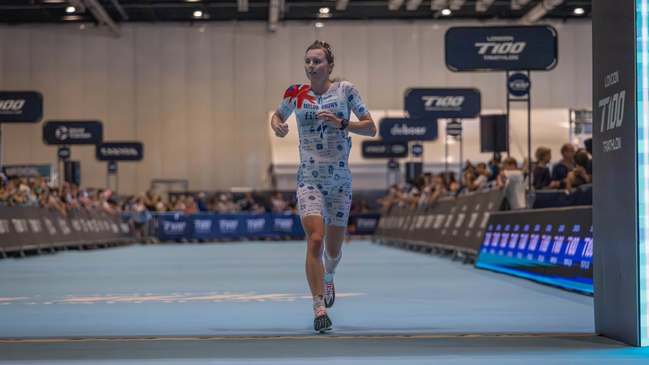 Georgia Taylor-Brown London T100 finish