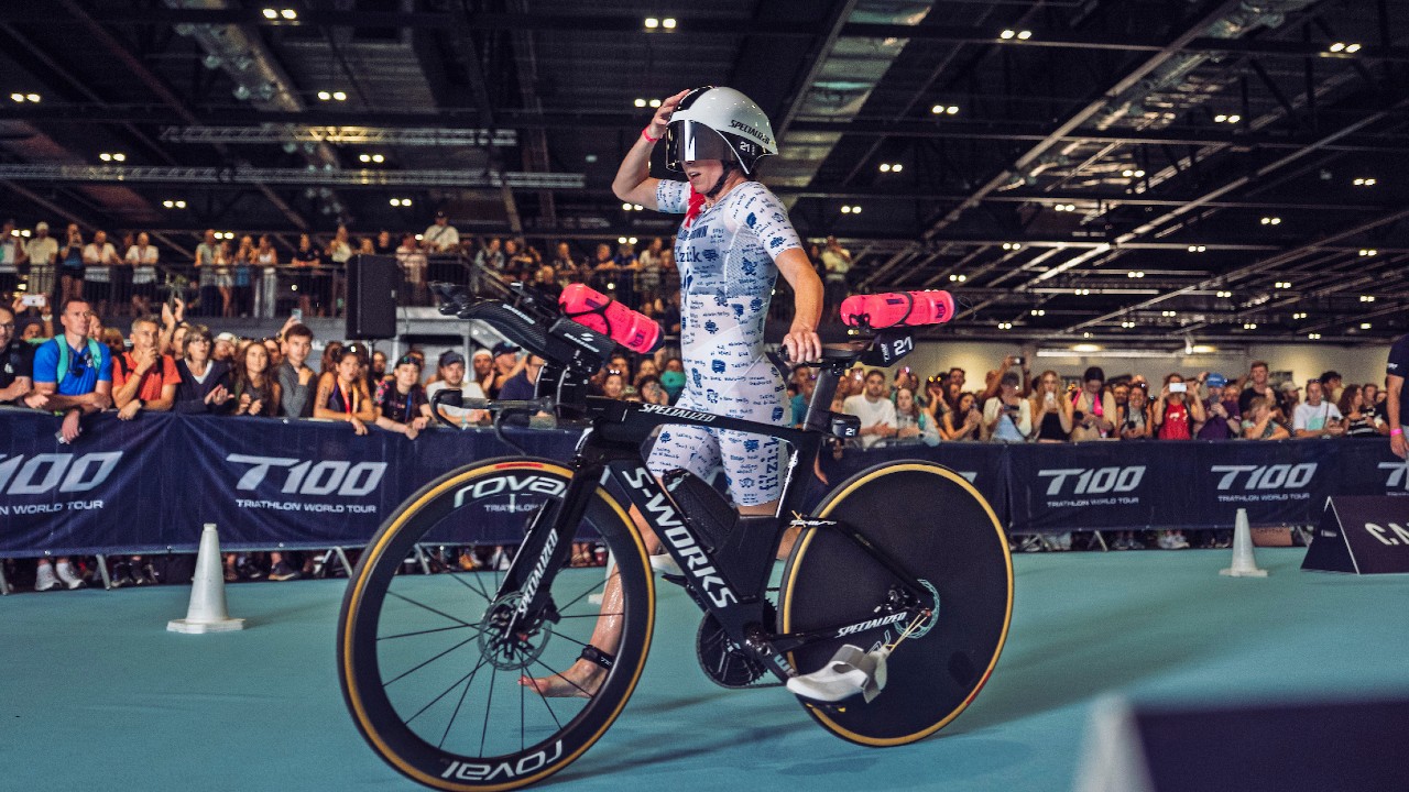 Georgia Taylor Brown T100 London 2025 bike