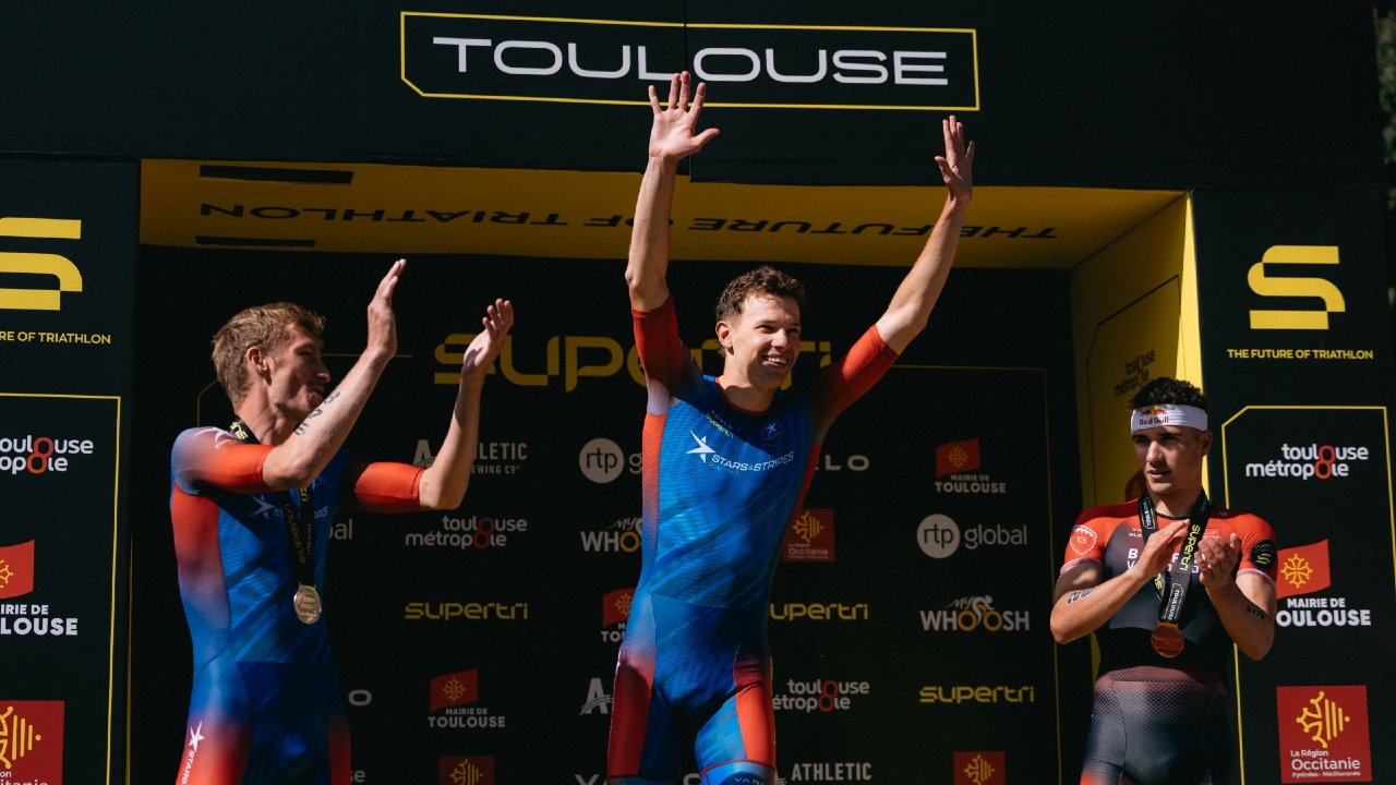 Lehmann Rider Vilaca podium Supertri Toulouse 2025