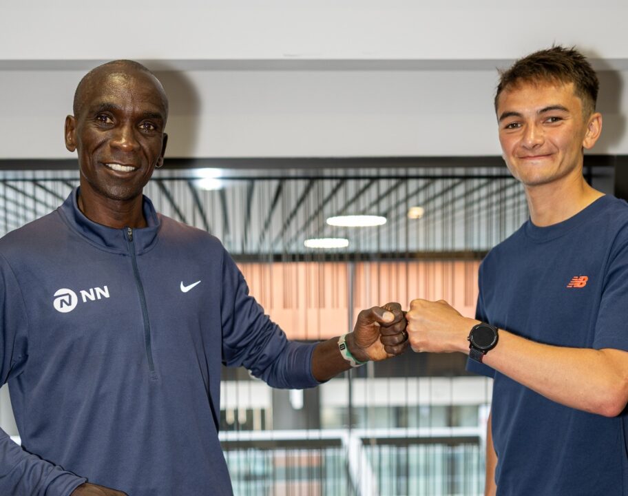 Alex-Yee-Eliud-Kipchoge-Coros-meeting-post-London-Marathon-2025