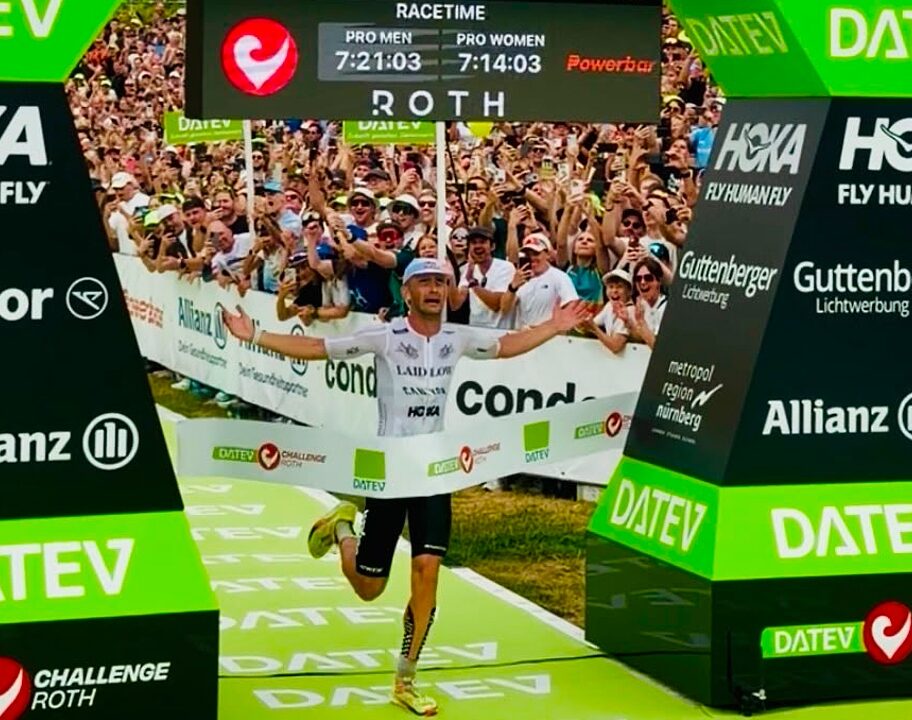 Sam Laidlow wins Challenge Roth 2026 finish line