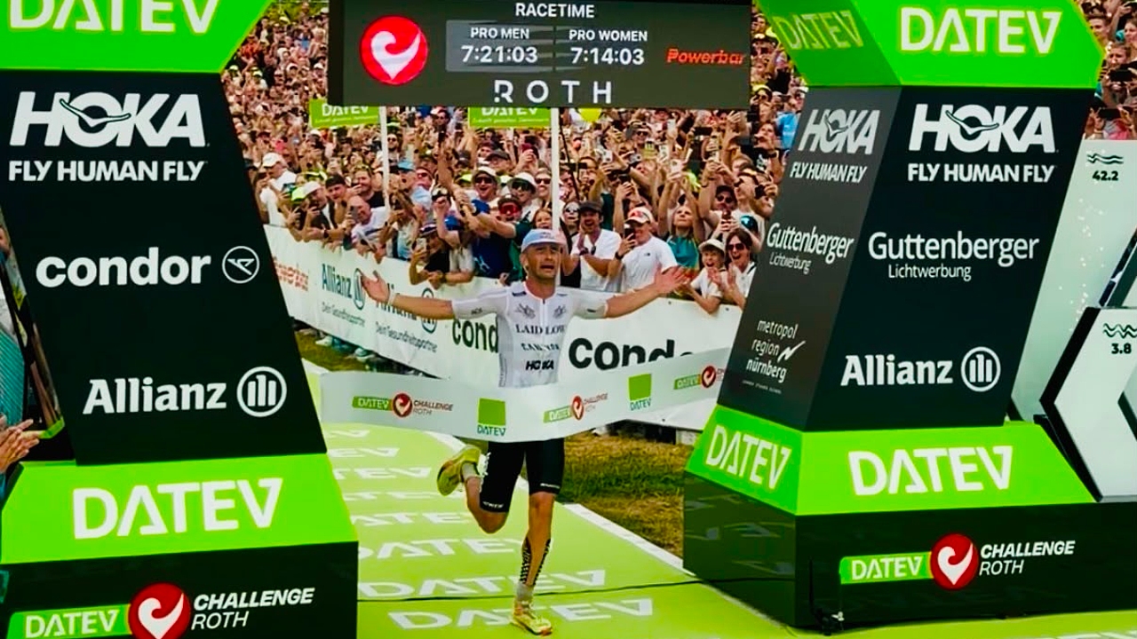 Sam Laidlow wins Challenge Roth 2026 finish line